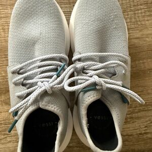 Vessi Light Gray Knit Shoes (waterproof)